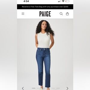 Paige jeans size 24